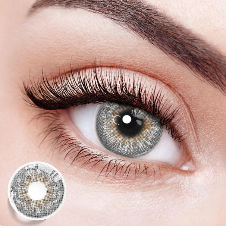 Lentes de contacto de color gris Fiesta